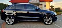 Audi Q3 2.0D 177KM, Quatro, S-line, Xenon, Półskóra, Led. BEZWYPADEK.