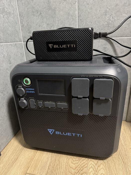 BLUETTI AC200MAX EU портативна  Електростанція | 2200 Вт 2048 Вт·год