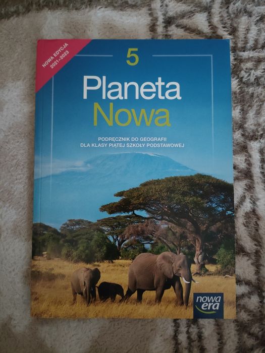 Podręcznik do Geografii - Planeta Nowa 5 - stan IDEALNY