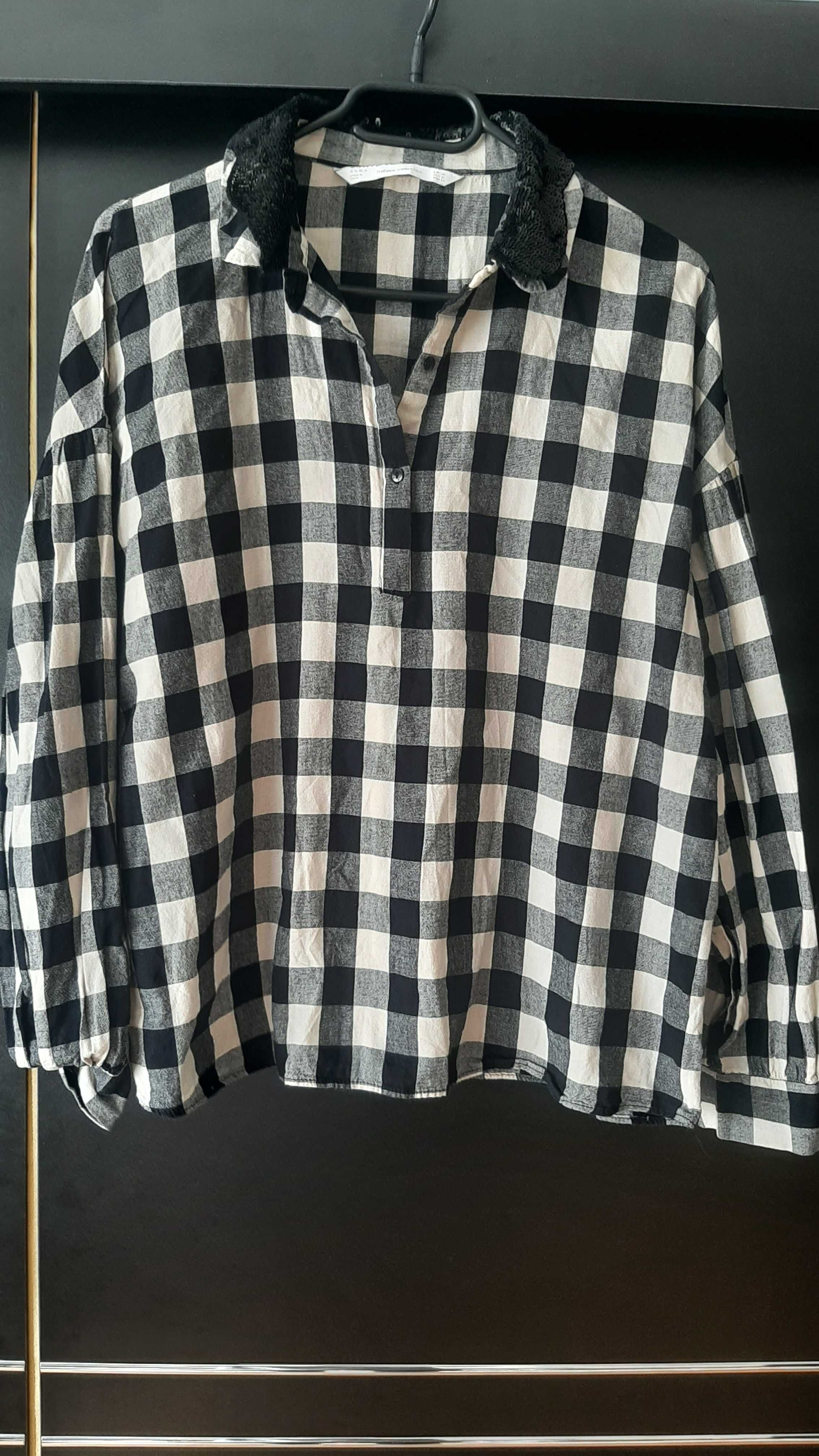 Bluzka, koszula, zara Trafaluc collection, rozmiar m
