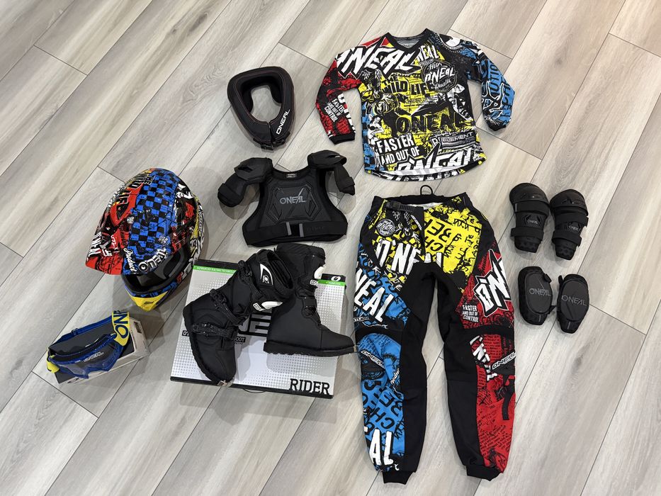Zestaw motocross\cross dziecięcy XS-S dla 5latka O’neal