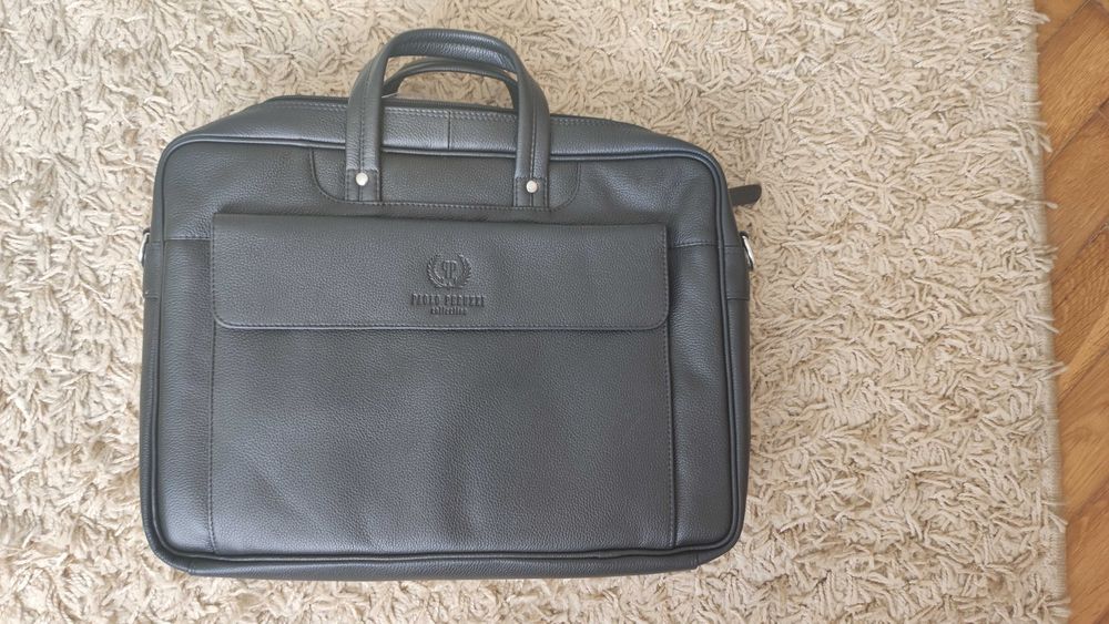 Torba męska skórzana A4 na laptopa podróżna na walizkę Paolo Peruzzi