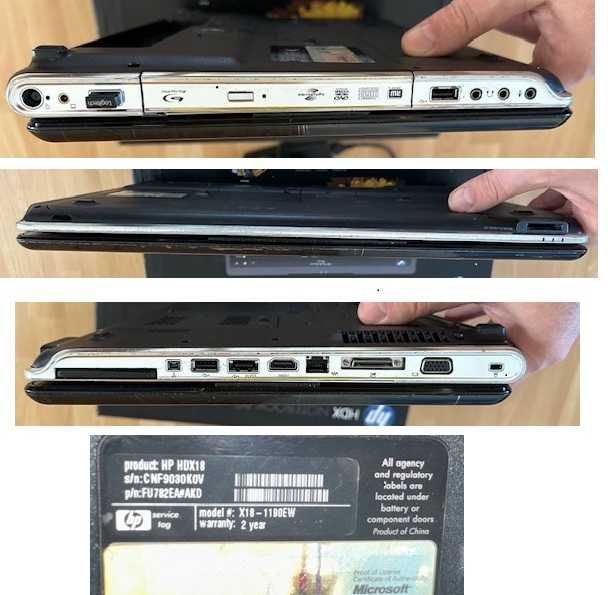 Laptop HP HDX X18-1190EW Premium