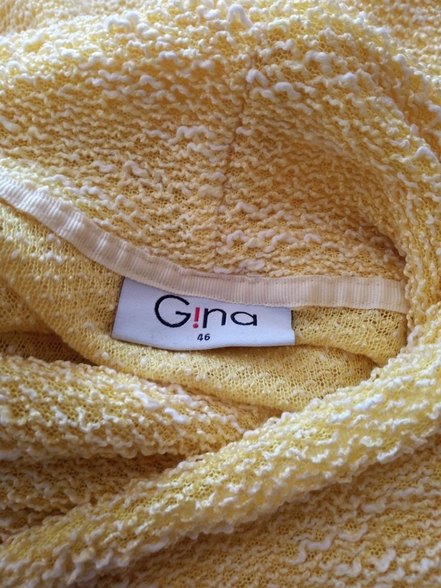Żółty sweter/golf Gina