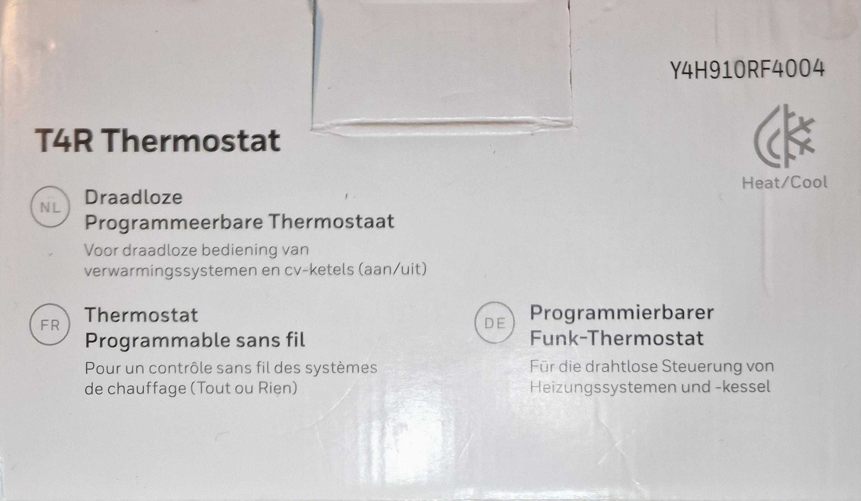 Bezprzewodowy cyfrowy termostat zegarowy HONEYWELL T4 Y4H910RF4004