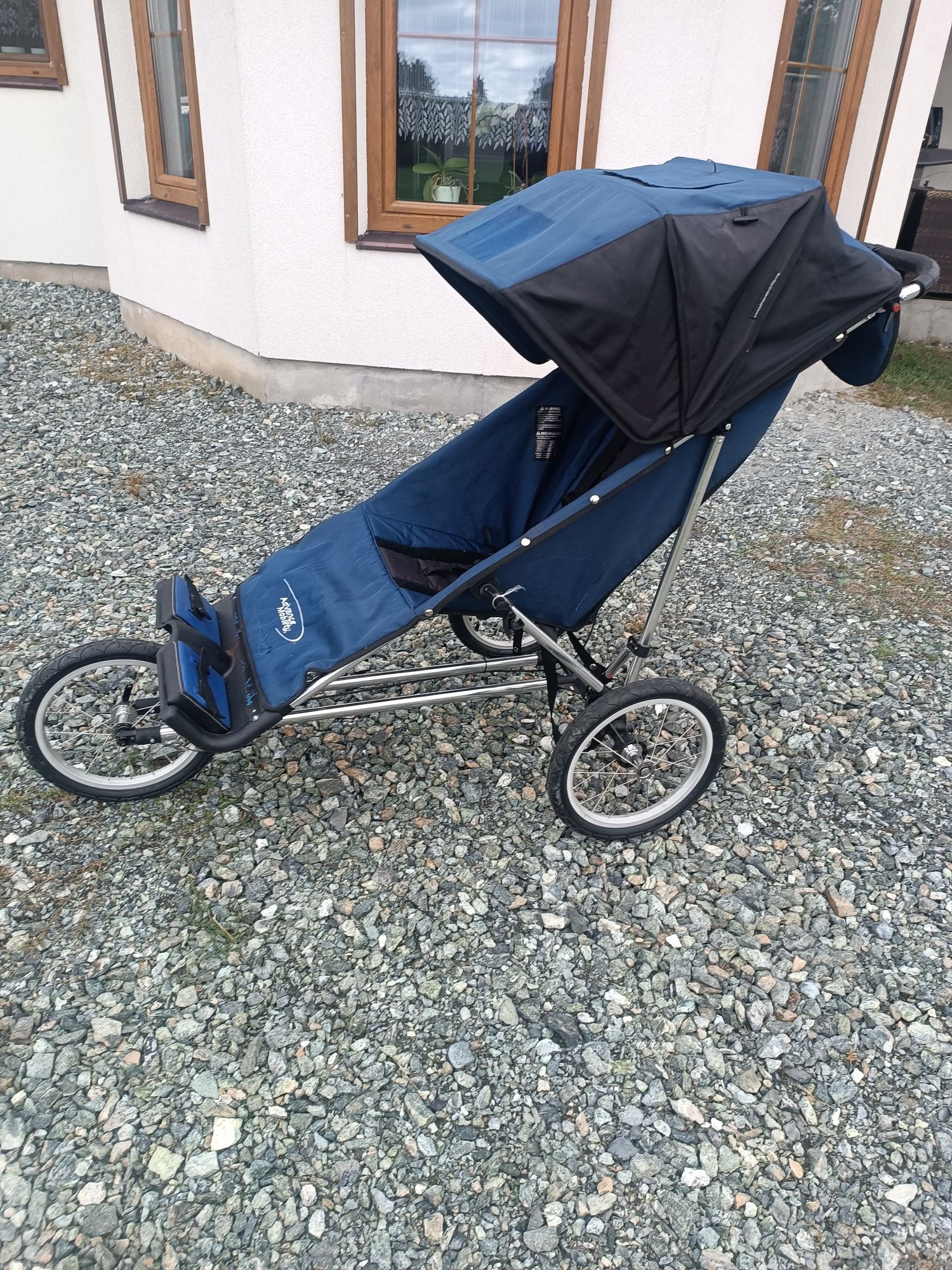 Wózek inwalidzki do biegania sportowy rehabilitacyjny baby jogger