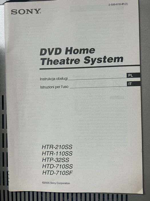 SONY DVD amplituner kino domowe