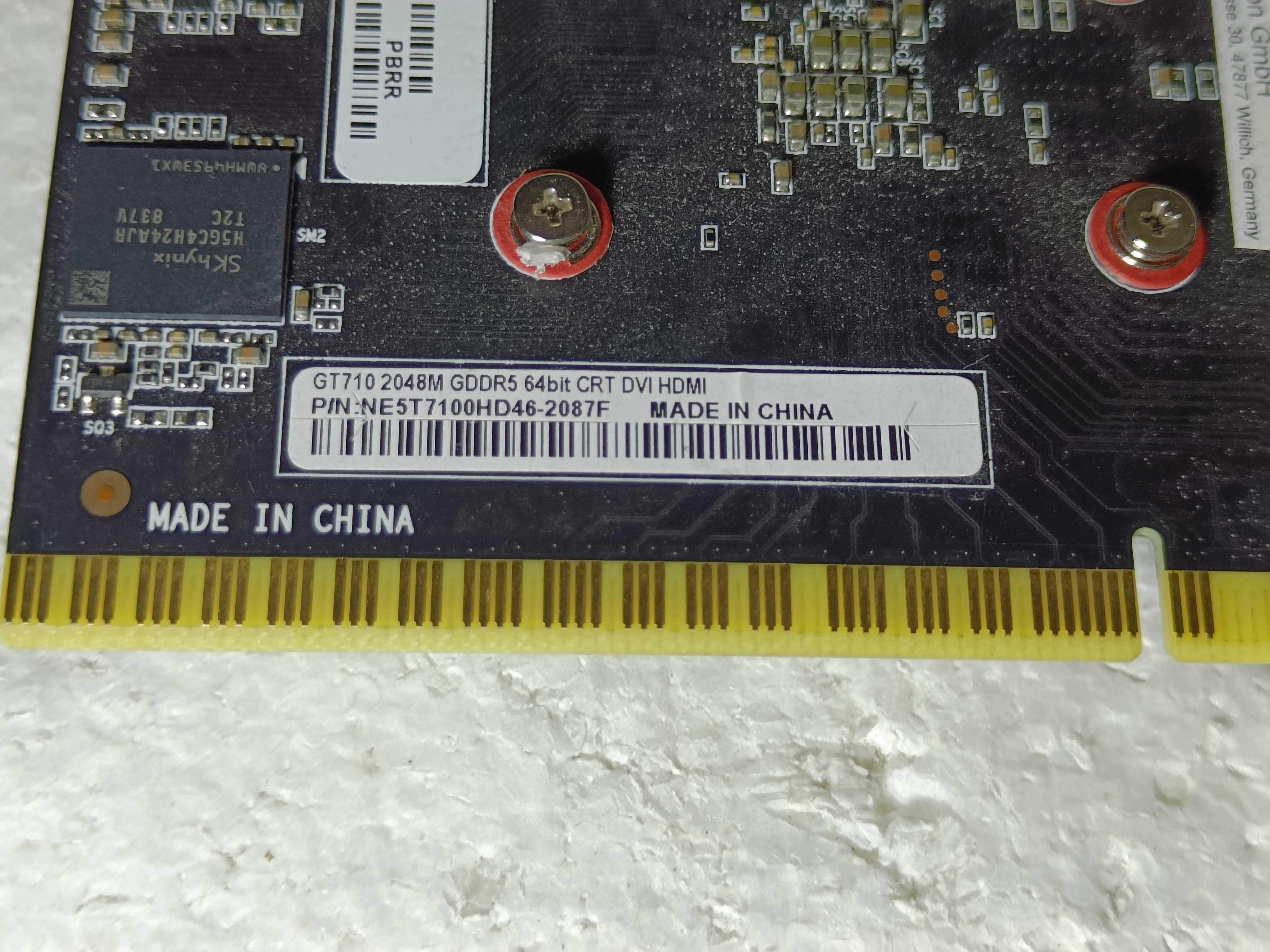 Відеокарта Nvidia GT730 GT710 2GB GDDR5 GDDR3 Gigabyte Zotac