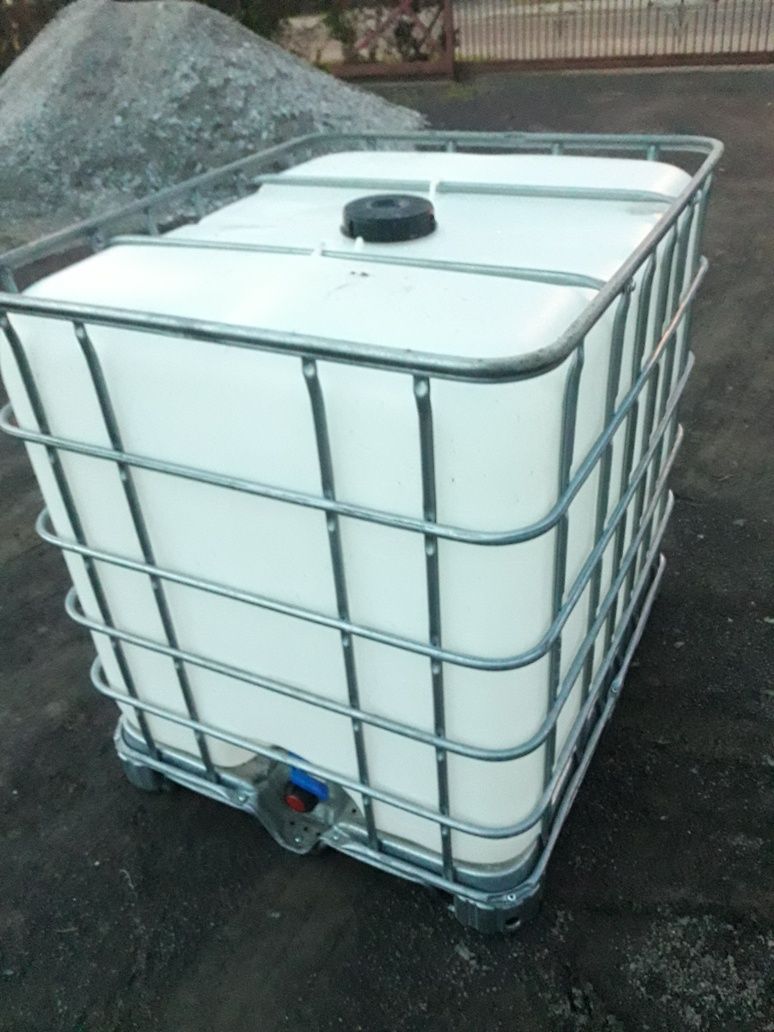 Zbiornik 1000l Mauzer Pojemnik IBC Beczka Kontener Paletopojemnik RSM