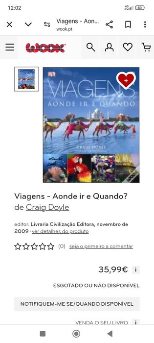 Livro novo viagens