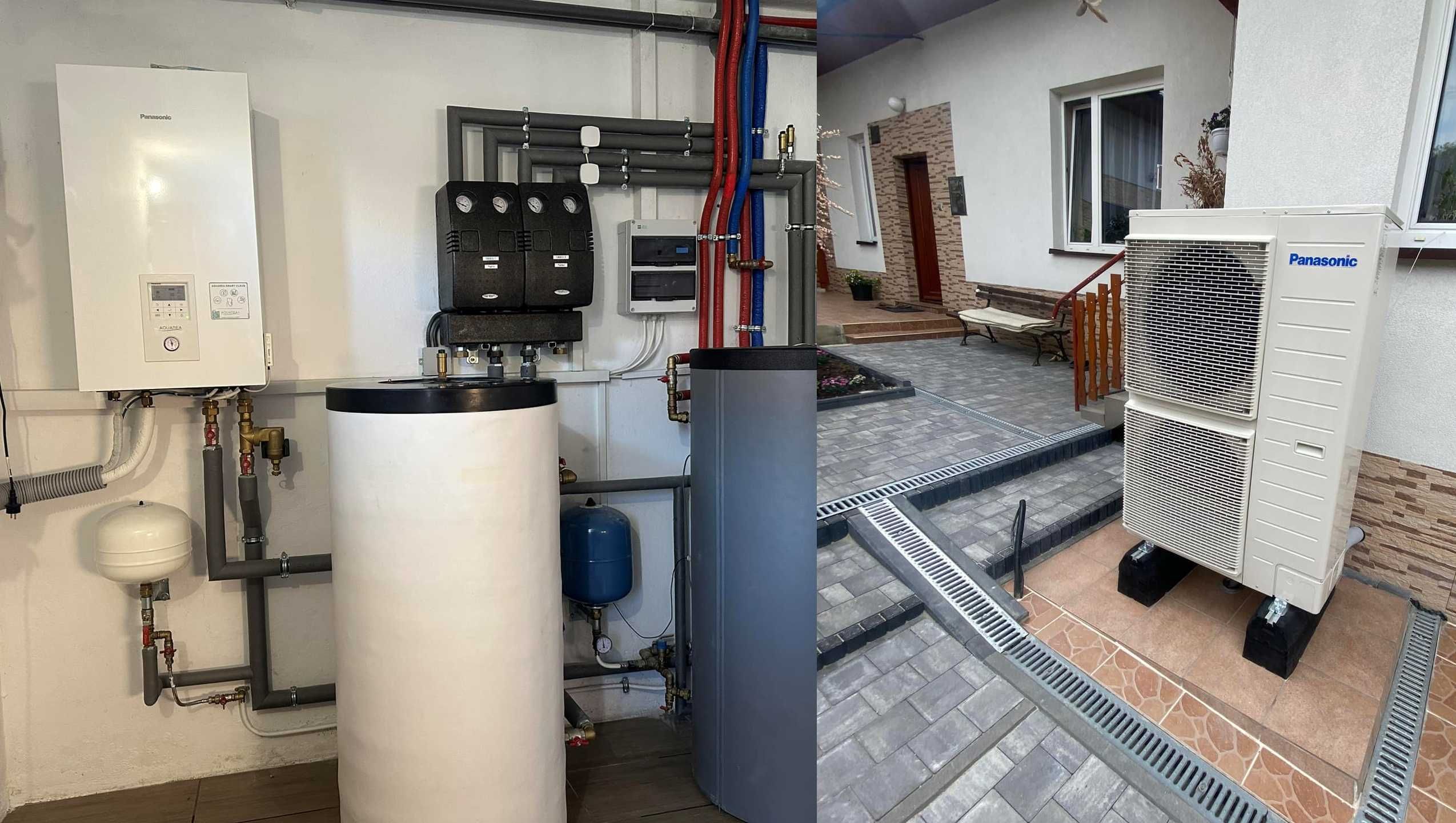 Instalacje sanitarne CO wod-kan Pompy ciepła, kotły