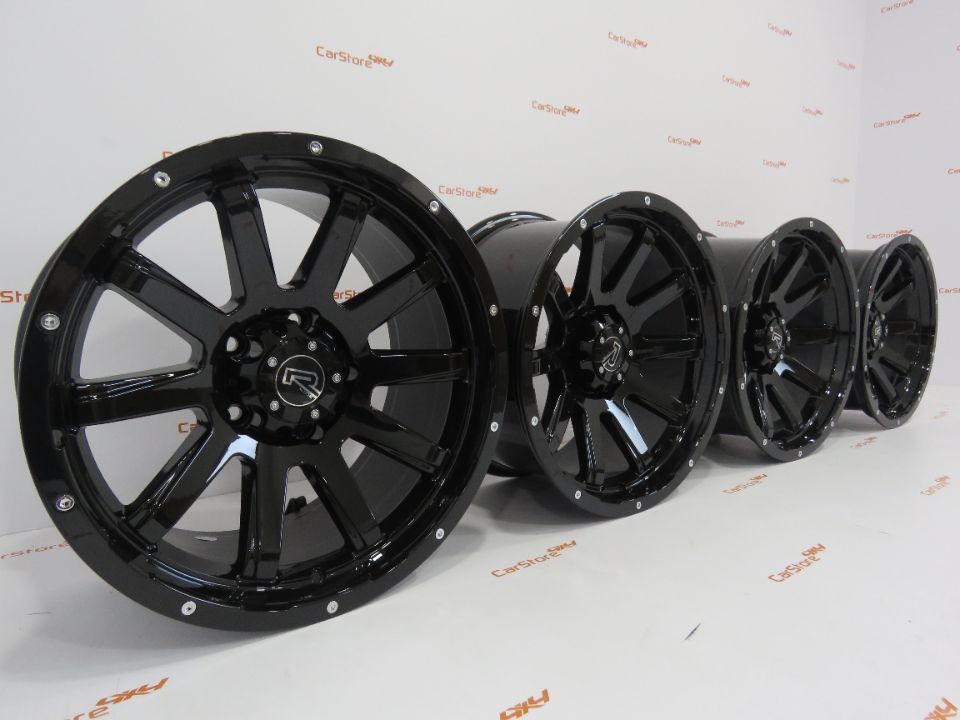 Jantes Aluminio 4x4 R Line 17 x 9 et 0 5x127 CB78.1 Preto