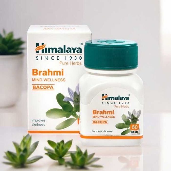 Природний тонізуючий засіб Брахмі Himalaya 60 таб БАД