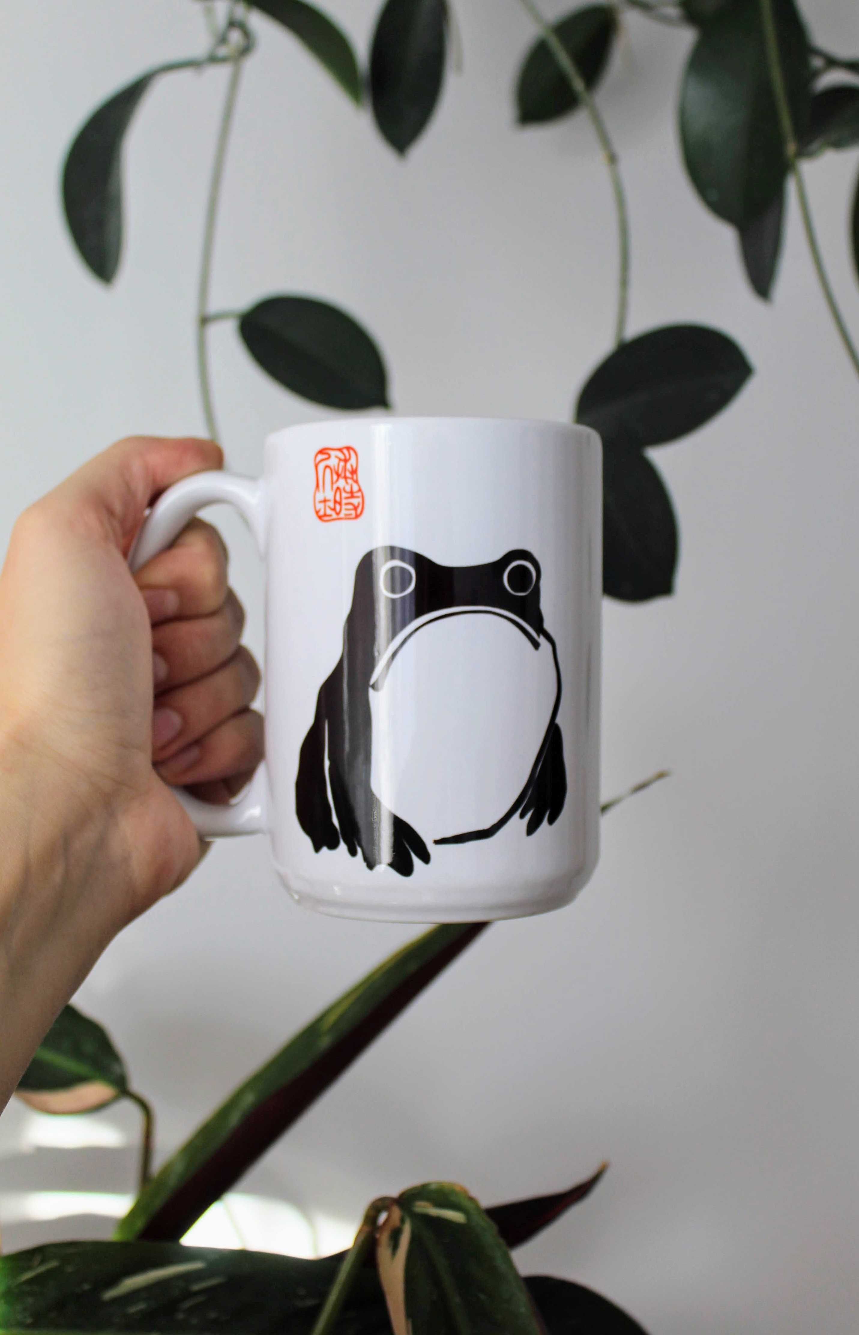 Kubek Żaba Matsumoto Hoji, Grumpy frog, 425ml