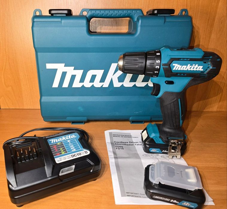 Makita FD09 шуруповер 12v два акб 2ah оригінал  із  США