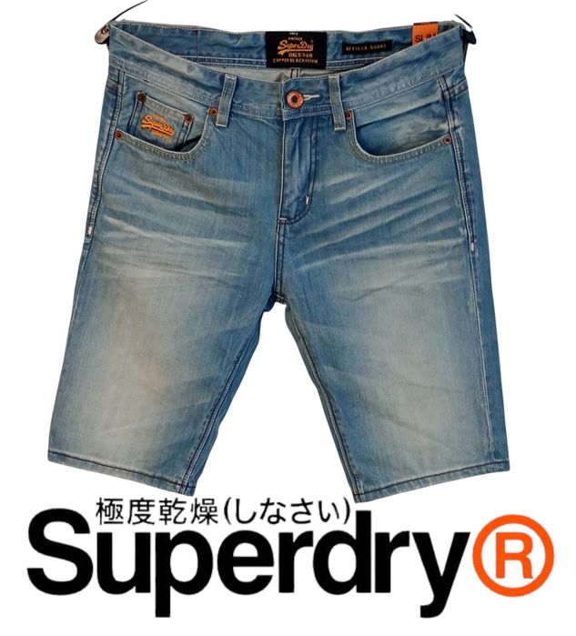 Męskie Spodenki jeansowe Superdry W30