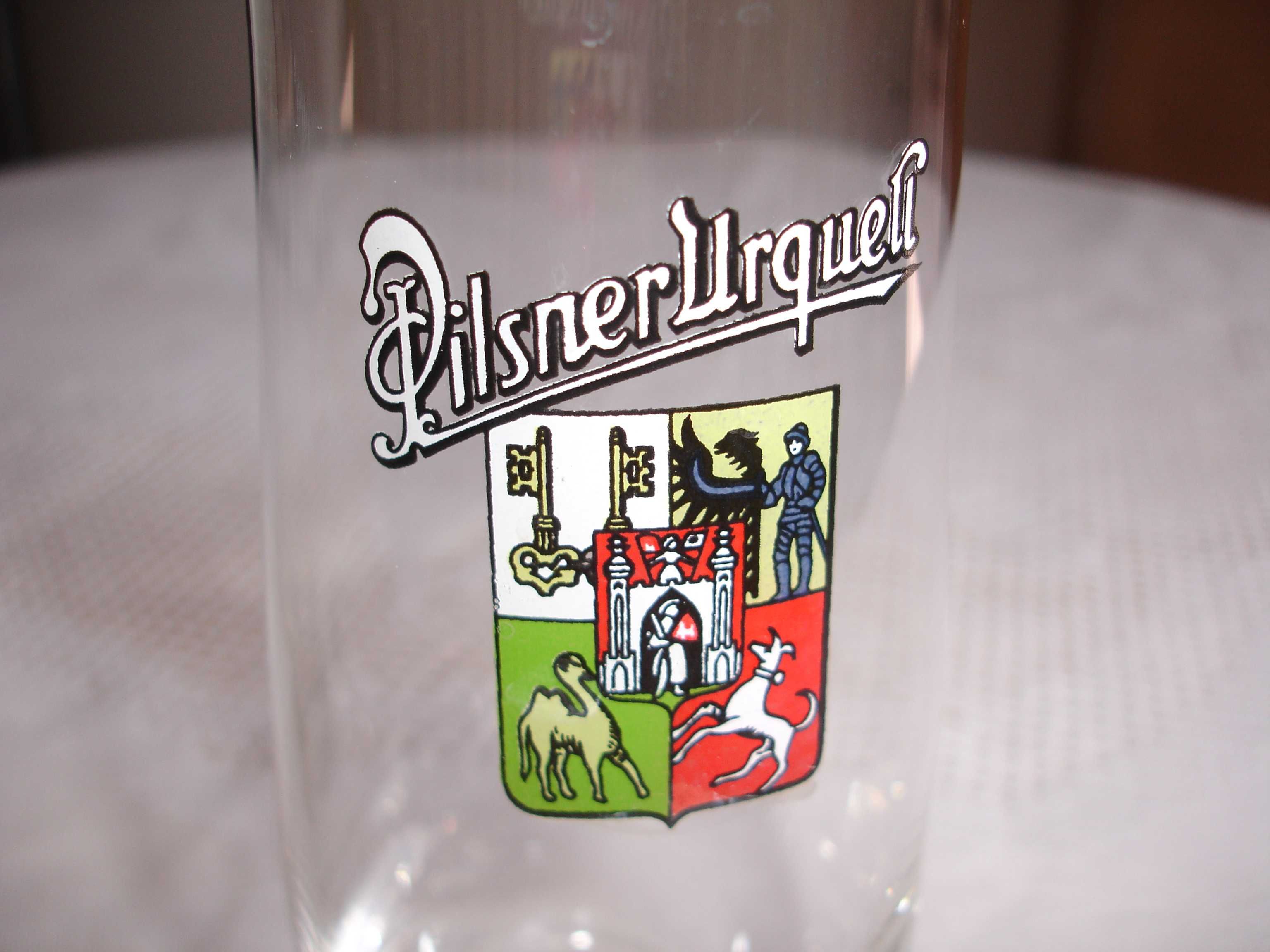 НОВЫЕ пивные стаканы высокие бокалы Pilsner Urquell ЧЕХИЯ для пива