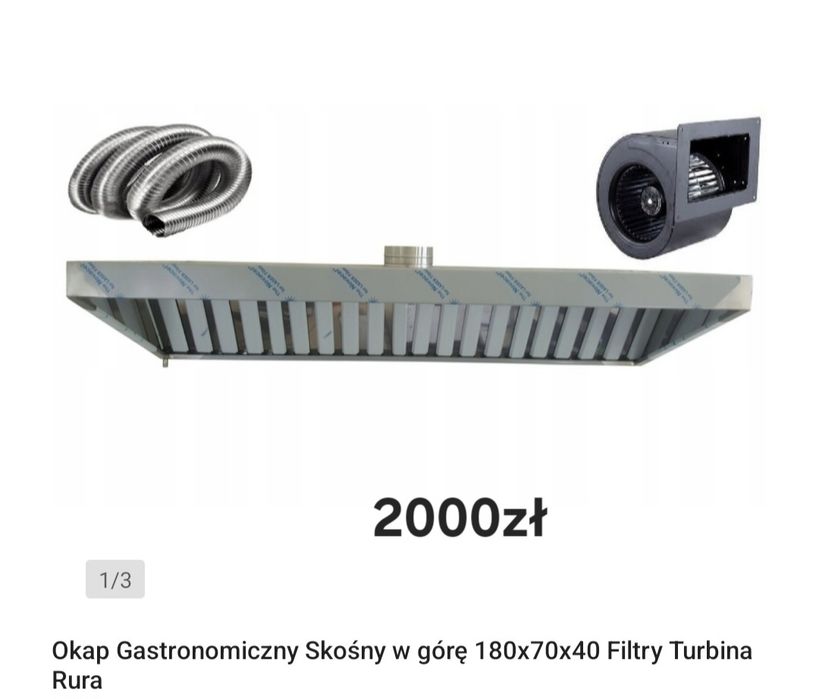 Sprzęt, meble, wyposażenie robocze dla gastronomii