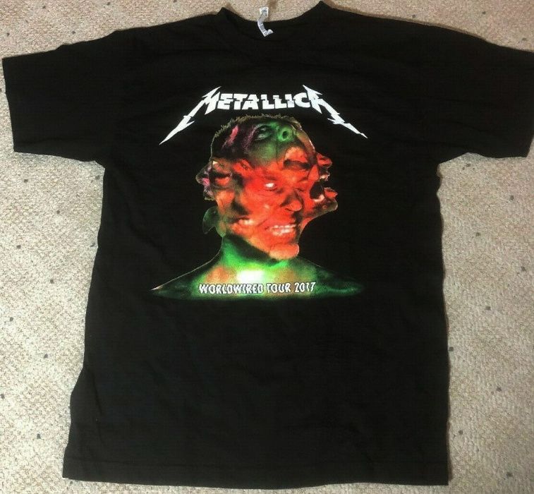 NEW Metallica Worldwired Tour 2017 Коллекционная футболка М T-shirt