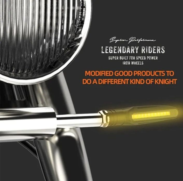 Sinalisadores LED (piscas) universais! 4 por 12,99€.