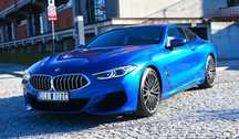 BMW Seria 8 BMW 840i, Coupe 340KM, M pakiet, headup, lasery,alu 20", I rej. 2020r.