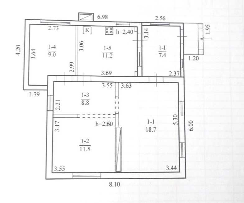 Продам будинок в АНД районі (Східний пров., поруч АТБ, Довгиш)