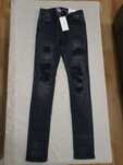 Spodnie  mnml rozmiar 29 czarne Black X226 Stretch Moto Denim NOWE!