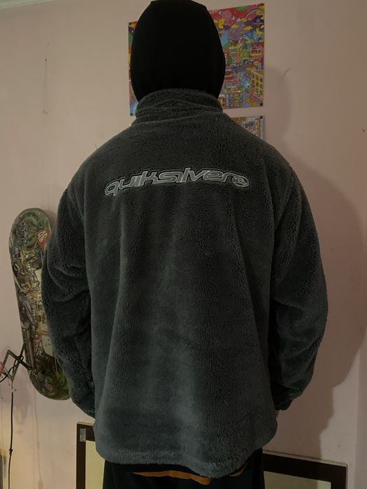 куртка шерпа анорак quiksilver L