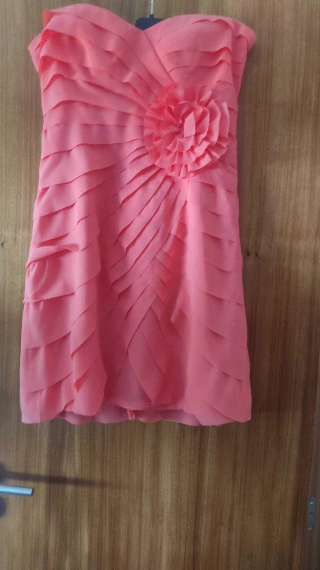 Vestido coral - Tamanho: M