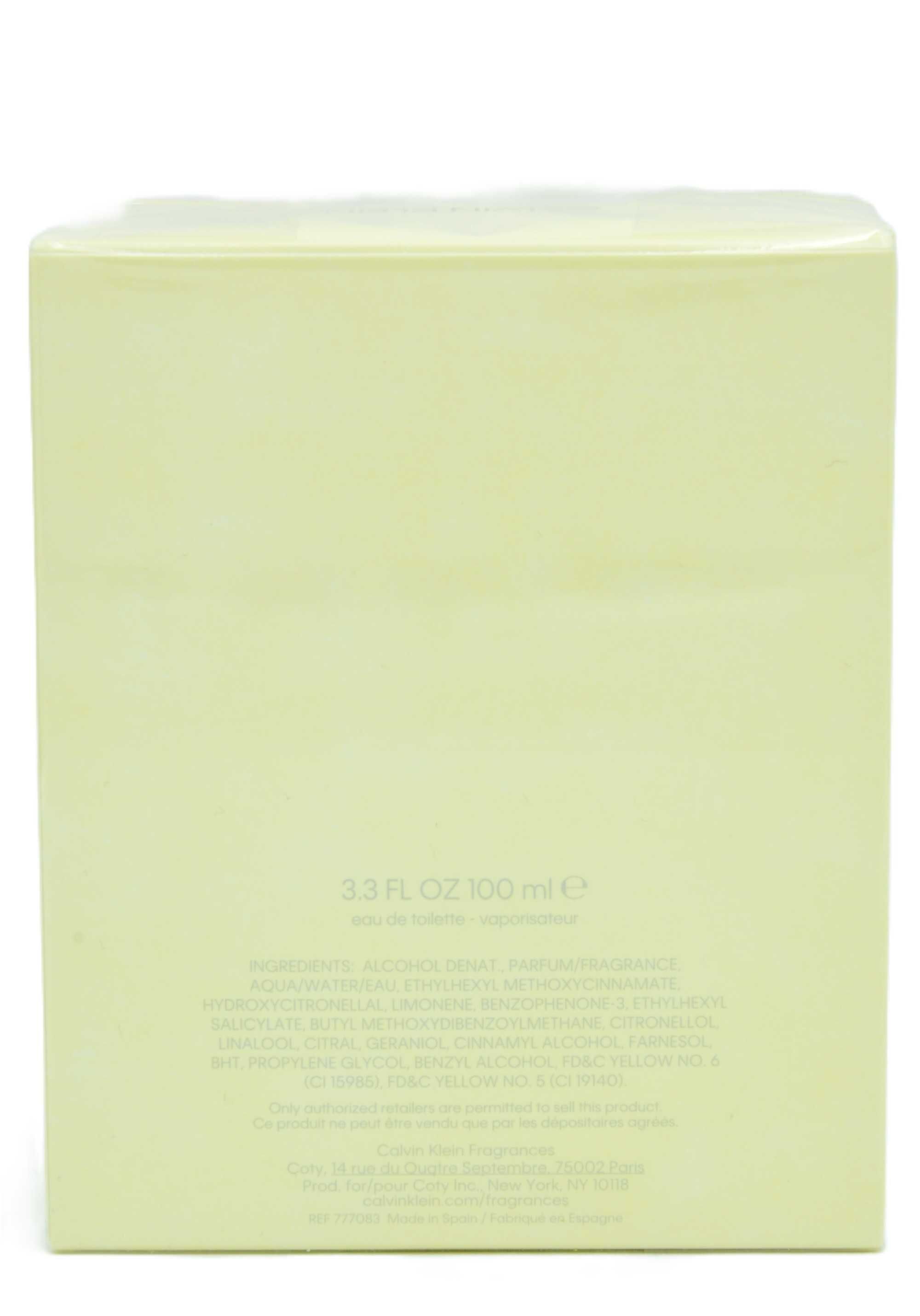 Calvin Klein Women 100ML Eau De Toilette Woda Toaletowa FOLIA UNIKAT