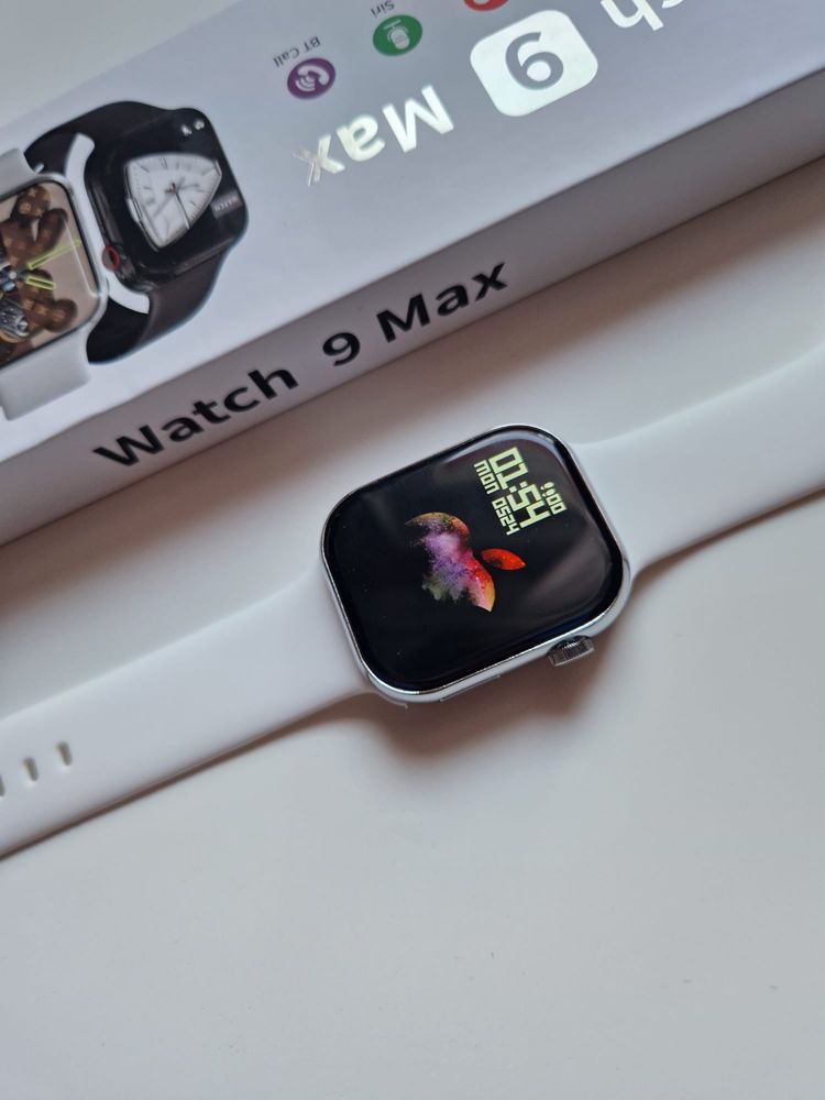 Smartwatch 9 MAX bialy