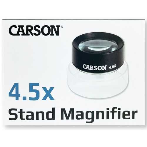 CARSON LL-55 LUMILOUPE 5X power stand MAGNIFIER lupa kątowa