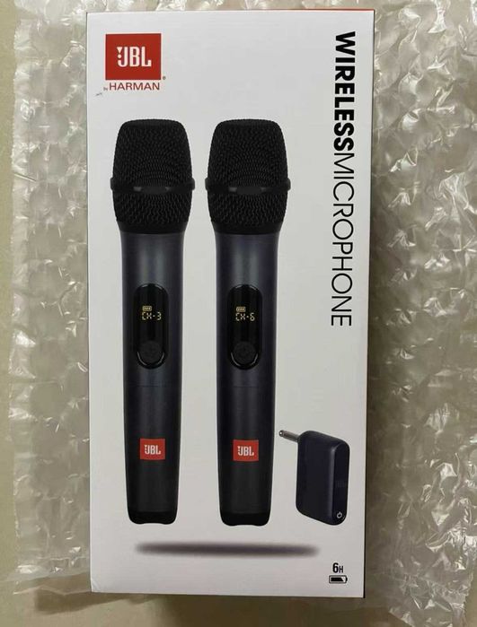 Czarny Mikrofon Bezprzewodowy JBL