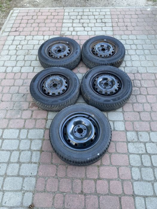 Koła zimowe 185/70R14 + koło zapasowe 185/65R15 z pokrowcem