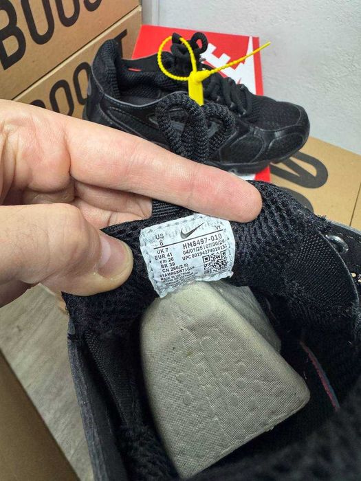 Мужские кроссовки Nike air Zoom x Spiridon black кожанные 41 42 43 44