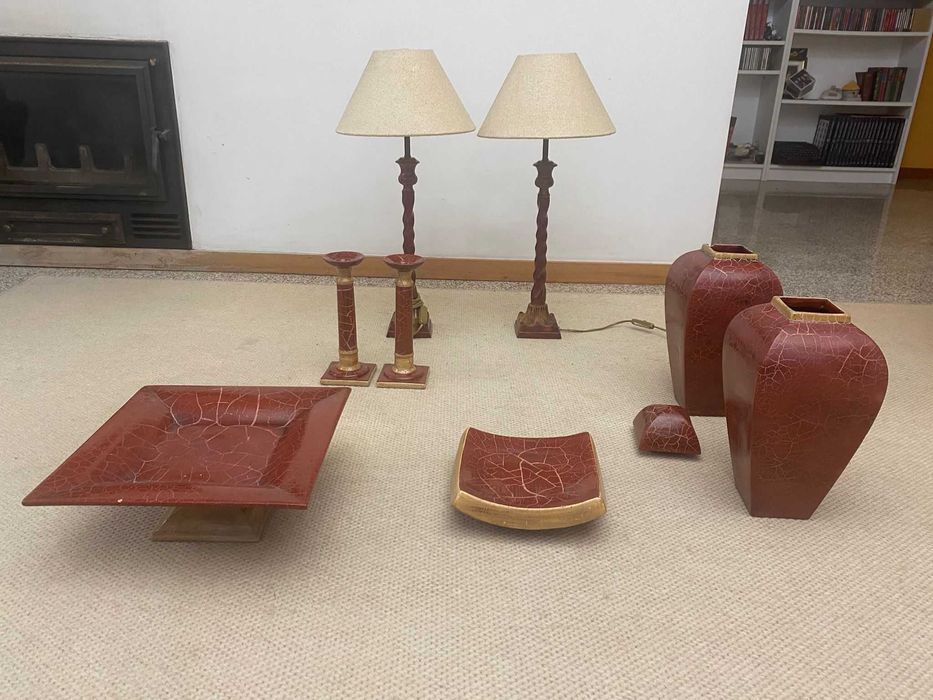 Conjunto de peças para decoração