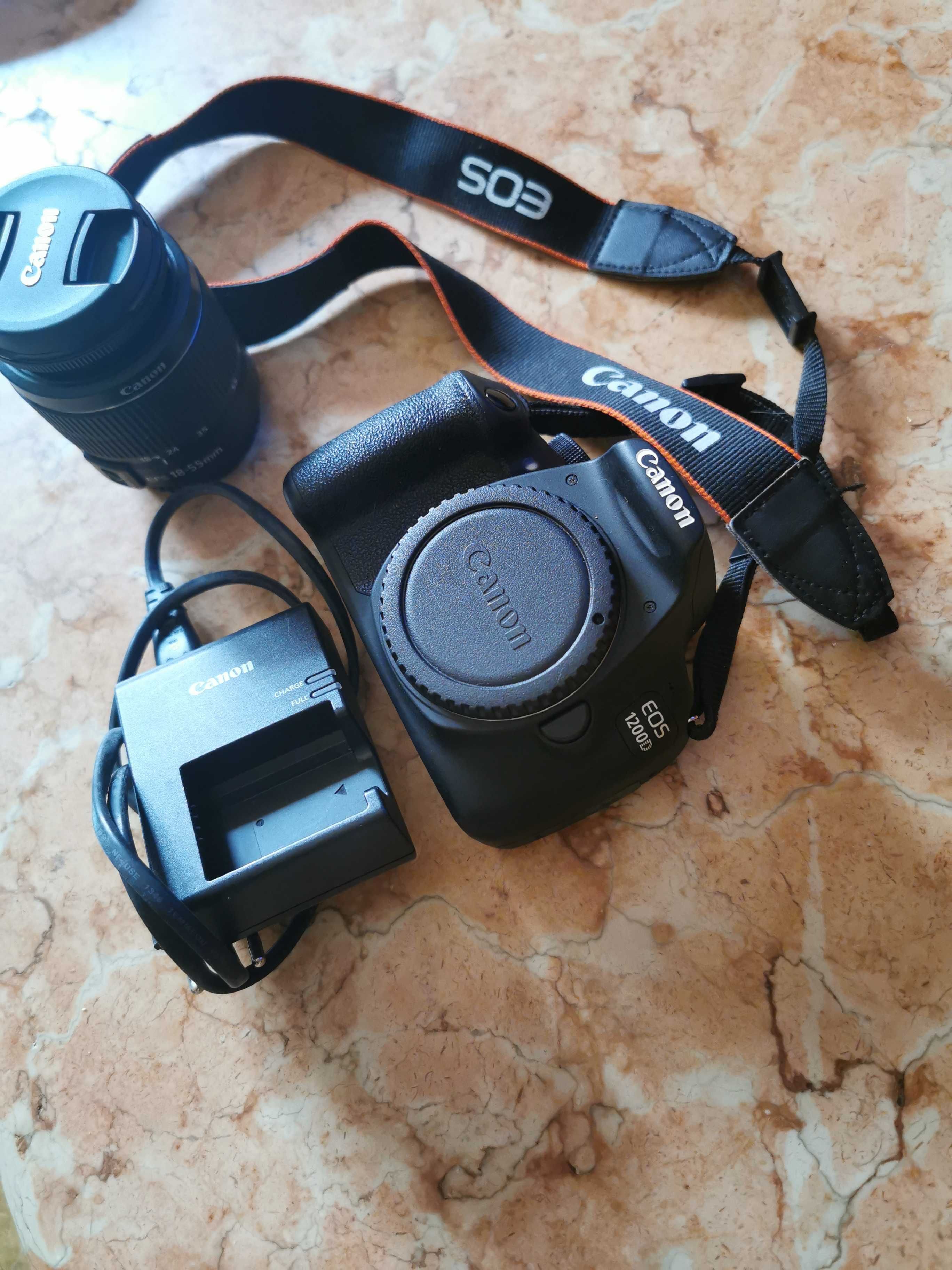 Máquina fotográfica cannon 1200 D