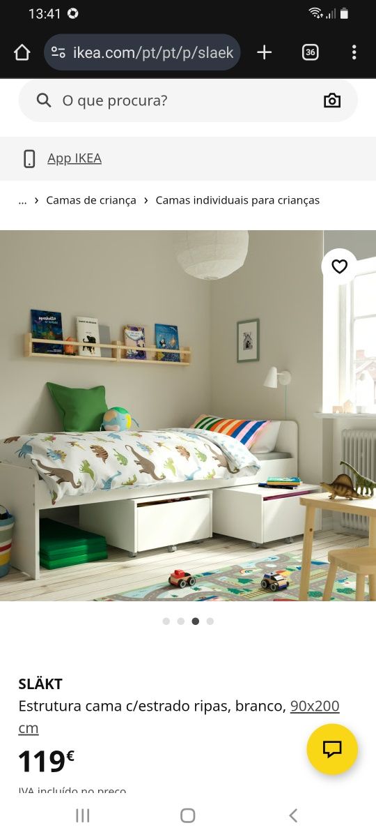 Cama gama Sklat Ikea