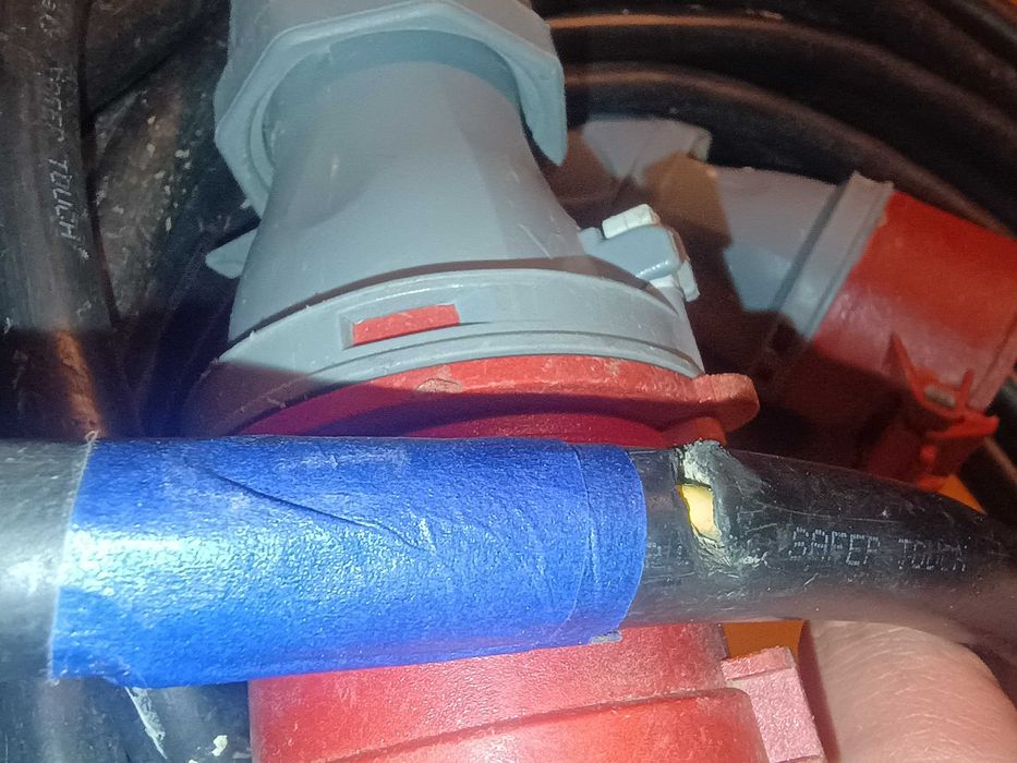 Kable przewody 5x2.5 gumowe 3x25mb