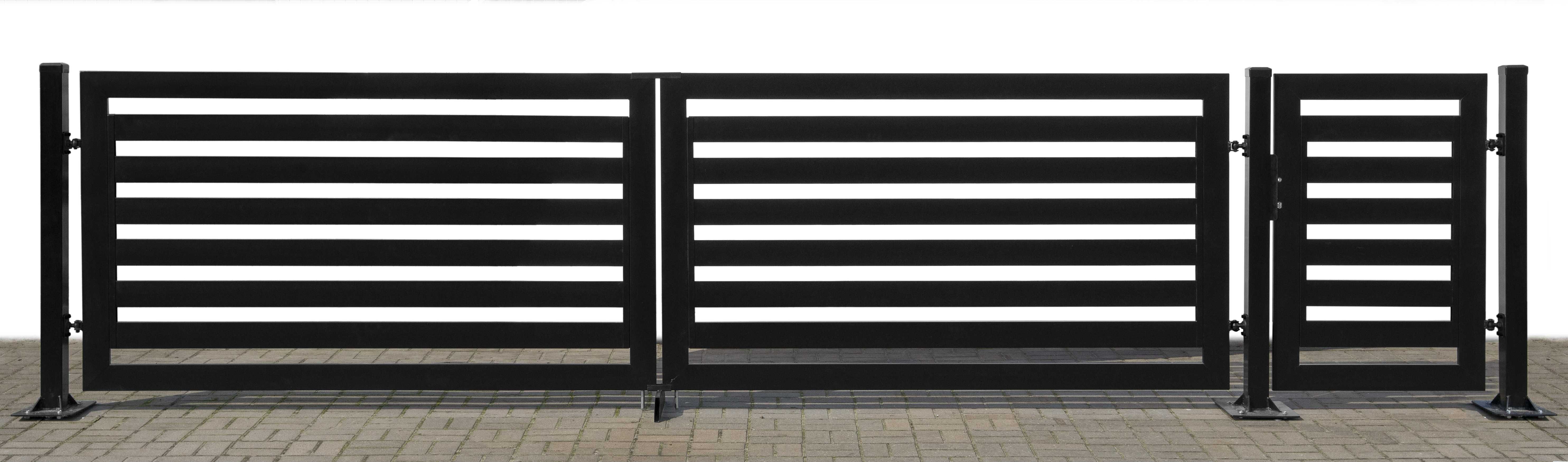 Przęsło ogrodzeniowe panel profil 120cm x 2cm MEBLOVETY