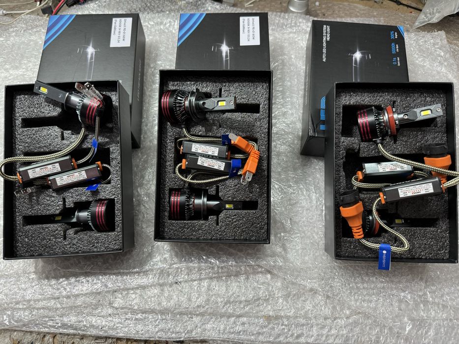 Лед led лампи комплект !!!цоколя h7, h7,h11, h8, h9 60w