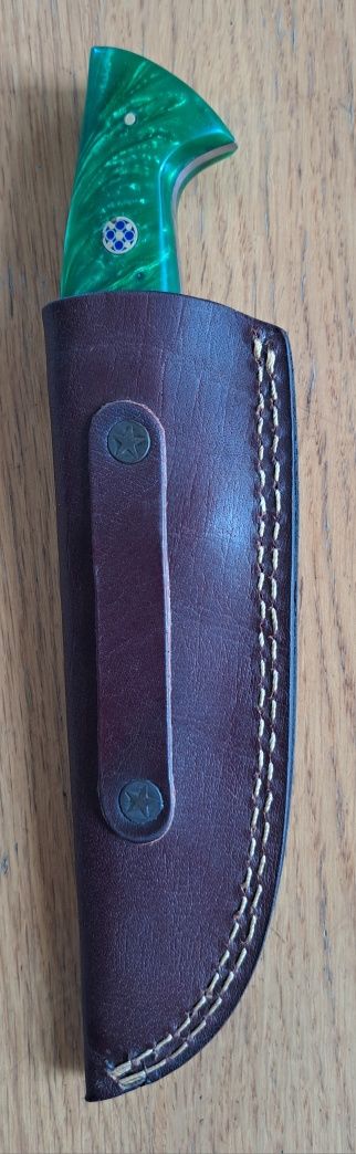 Nóż ze stali Damasceńskiej. HANDMADE. Nowy.