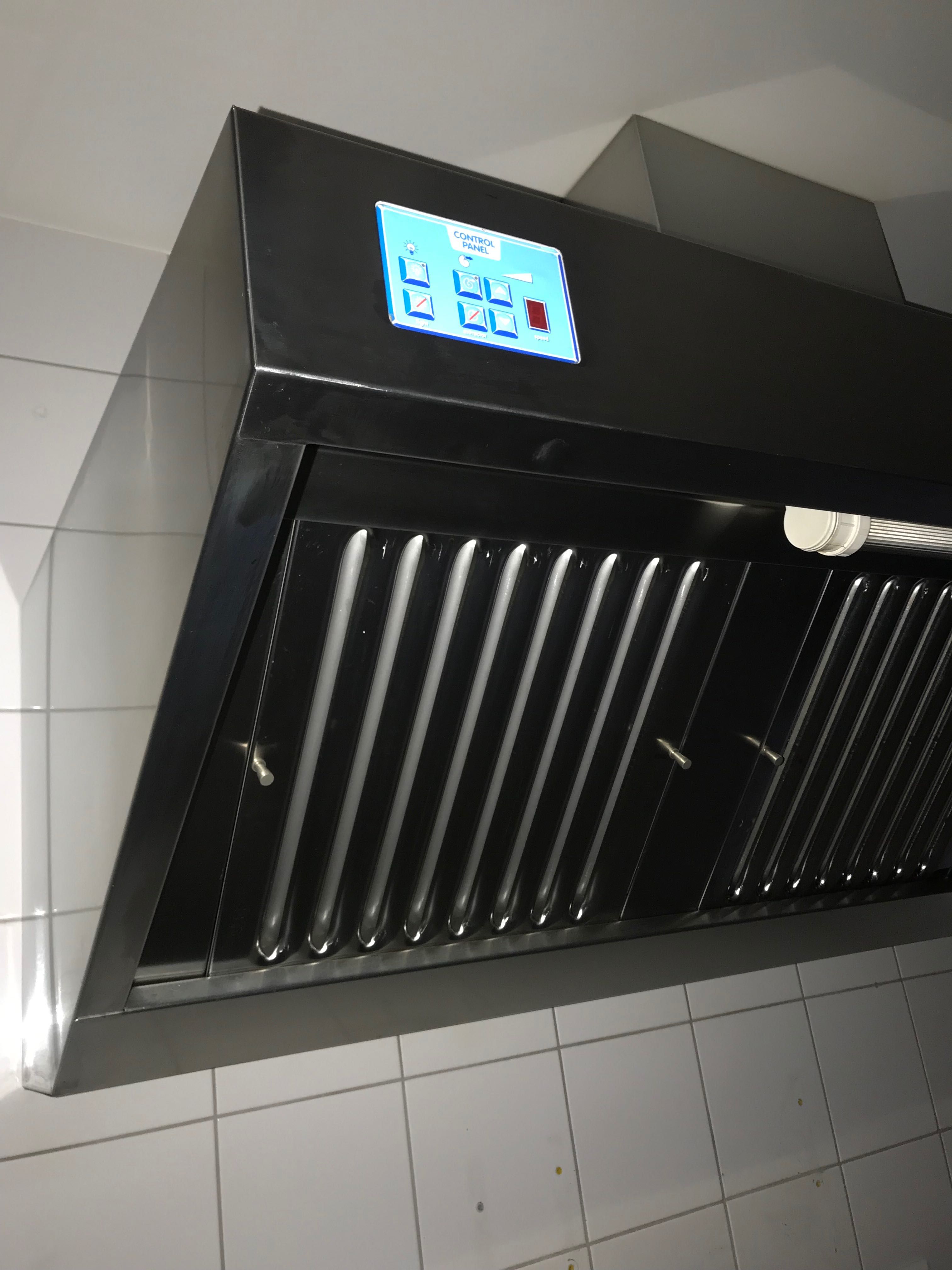 Hotte/ Exaustor Pro em inox 180 com comando e motor