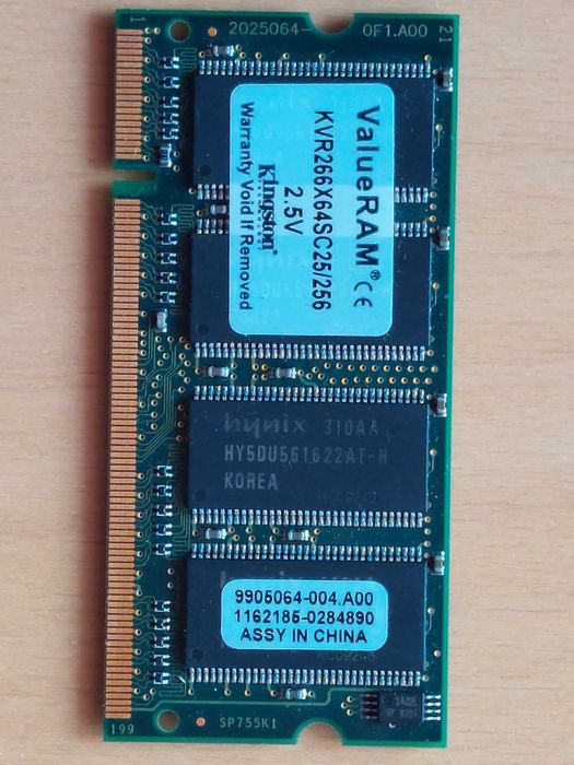 Memorias DDR2 para portátil