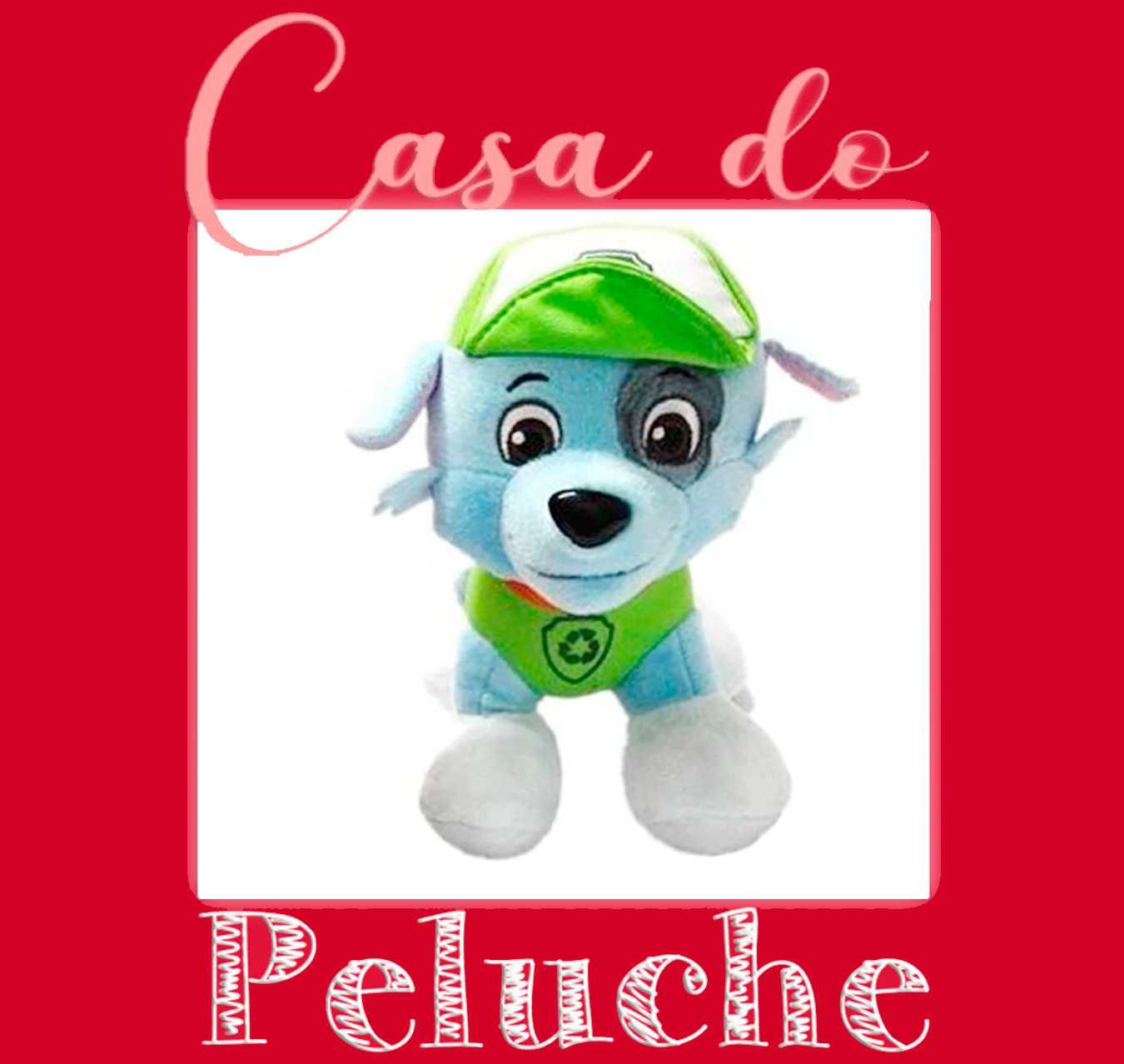 PAW PATROL boneco Cão Chase Patrulha Pata com 20cm Peluche