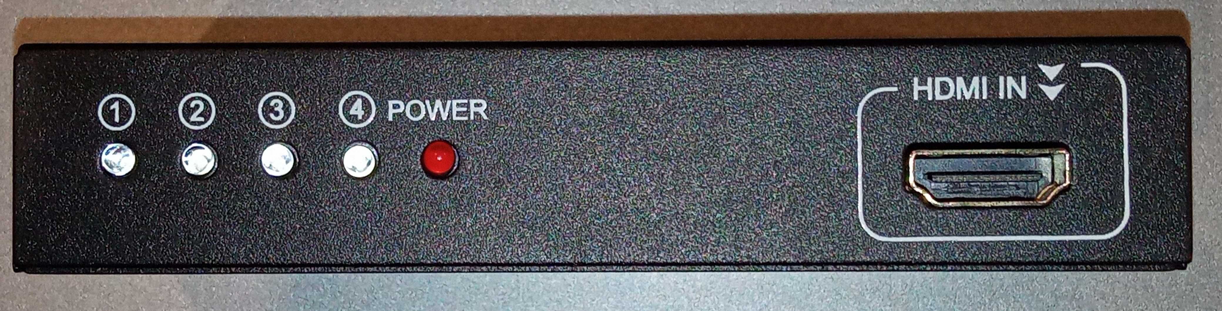 Aktywny rozdzielacz, splitter, sygnału HMDI 1x4