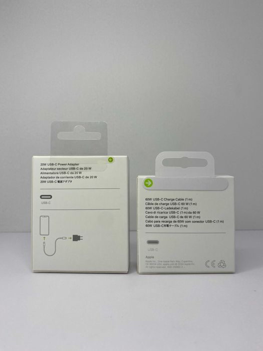 Apple швидкісна зарядка USB-C (Блок 20w + кабель 60w 1m)