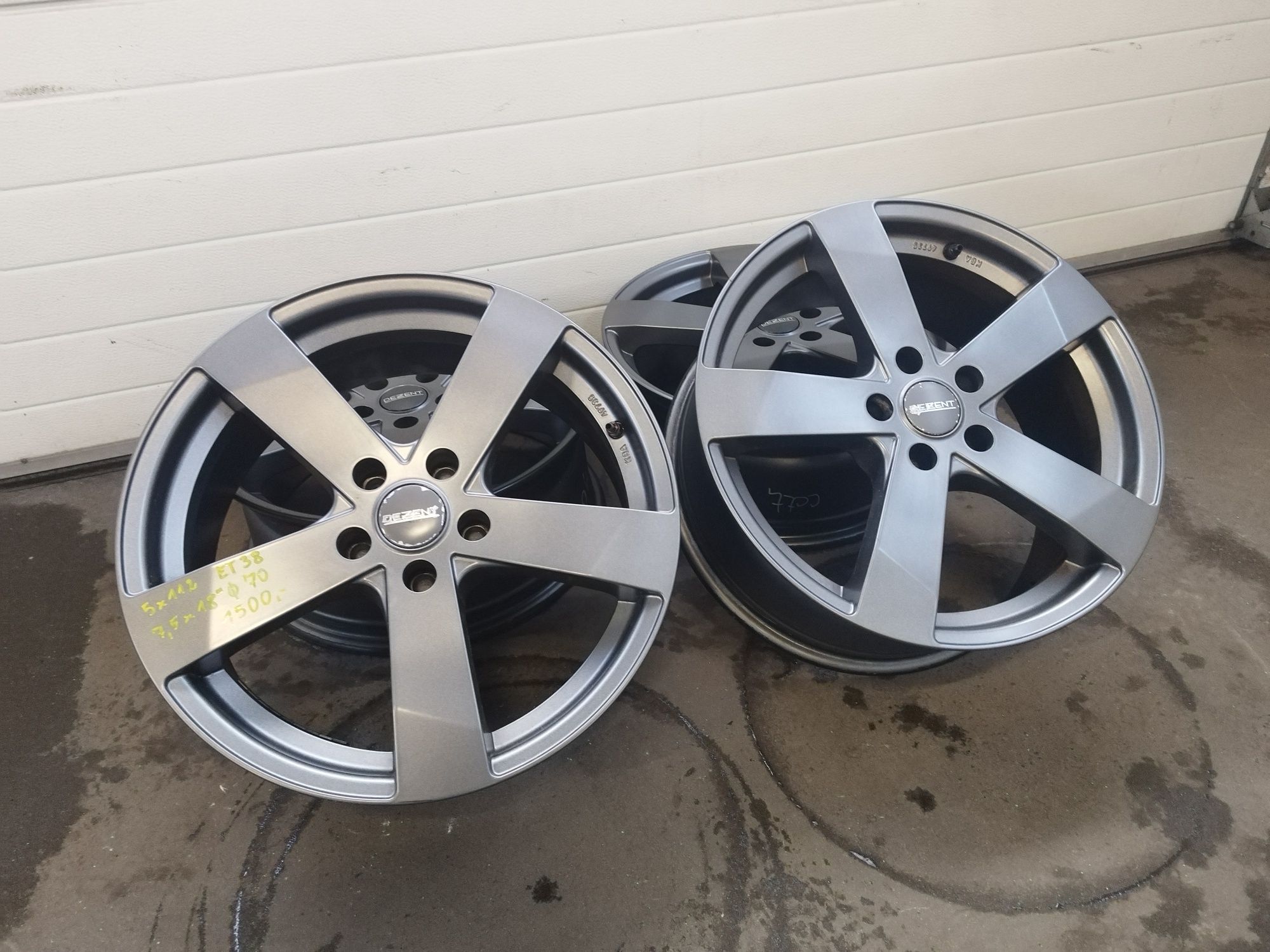 Alufelgi 18'' 5x112 VW, Audi, Skoda