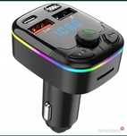 Transmiter FM Bluetooth RGB USB car audio