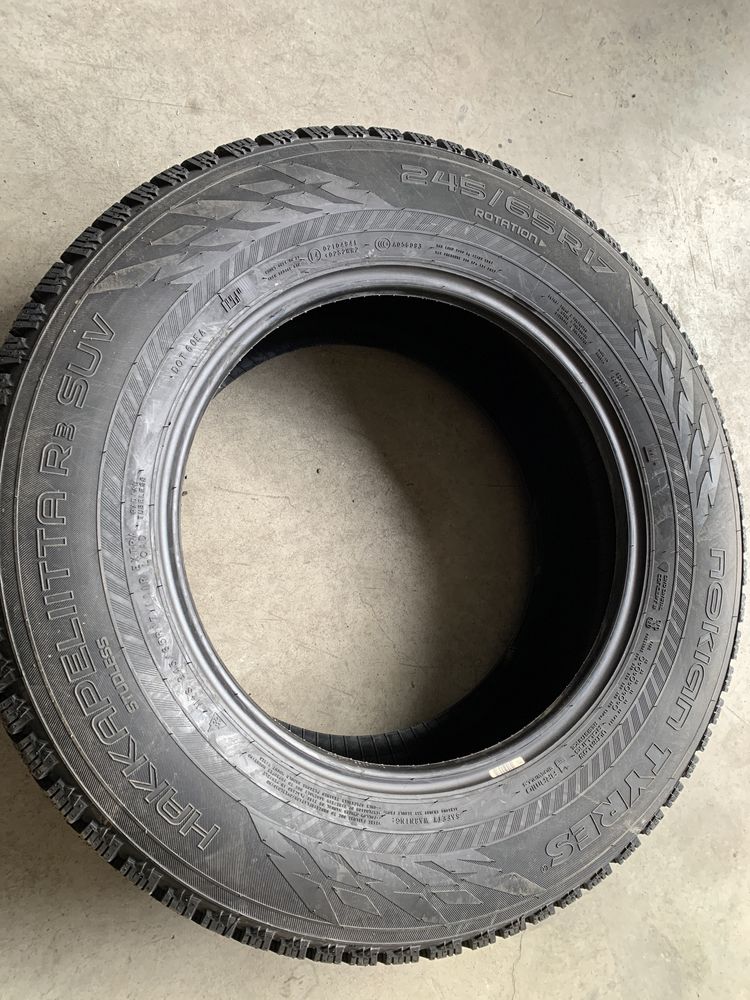 (3шт) нові 245/65R17 Nokian Hakkapeliitta R3 SUV (111R XL) зимові шини